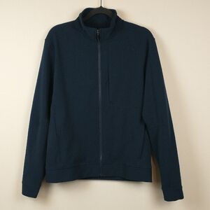 Lululemon Sojourn Jacket Mens Large Blue Full Zip
